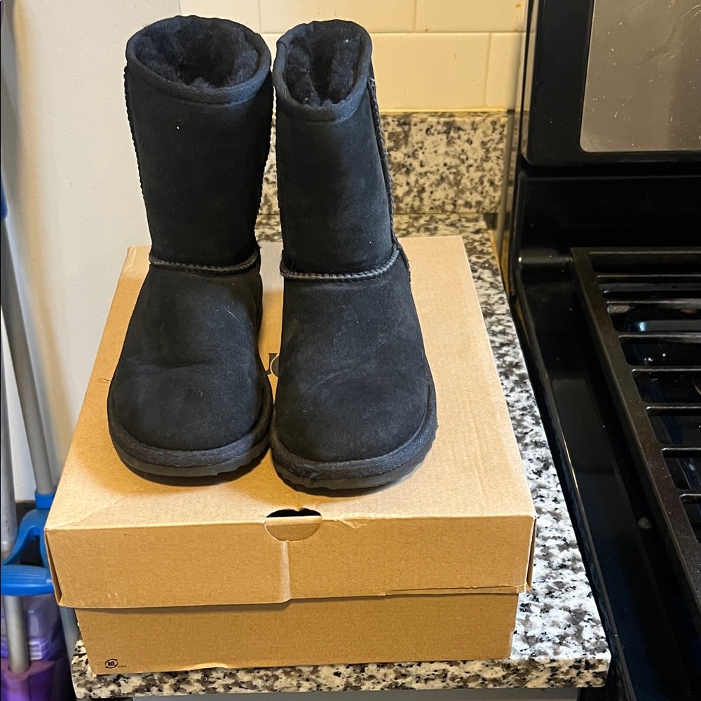 UGG Kids Black Boots